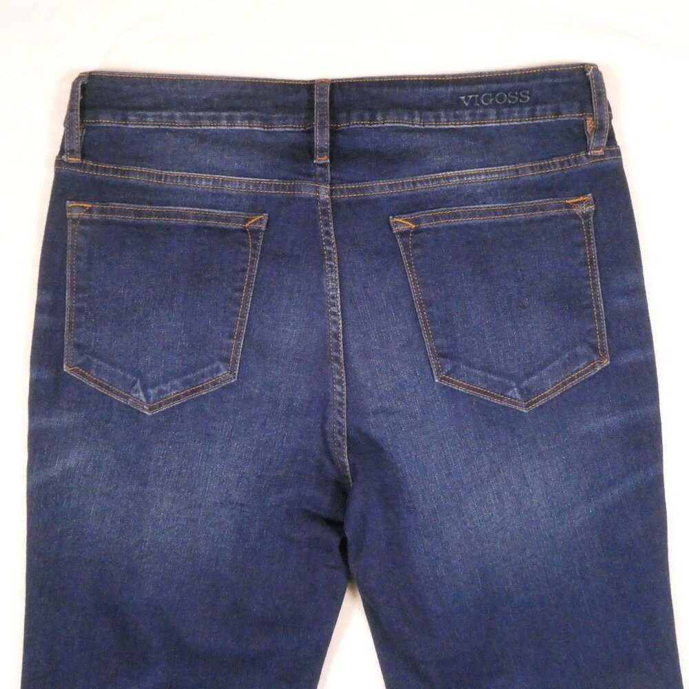 Vigoss Marley Skinny Jeans Size 29 Dark Wash Cropped Mid Rise - Picture 4 of 10